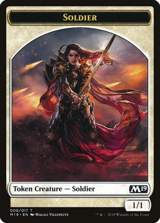 (token) Magic single - Human Soldier 1 (M19)