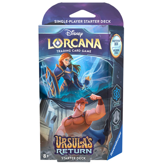 Disney Lorcana TCG  hercules Set 4 - Amber & Amethyst Starter Deck