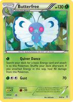 Preview image for the Butterfree single card for the collectable card game Pokemon.