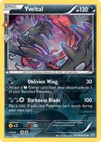 Preview image for the Yveltal single card for the collectable card game Pokemon.