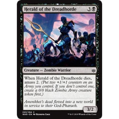 Magic Single - Herald of the Dreadlord (WAR)
