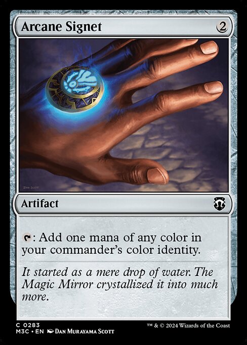 Preview image for the Arcane Signet single card for the collectable card game Magic: The Gathering.