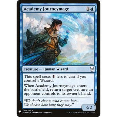Magic single - Academy Journeymage (DOM)