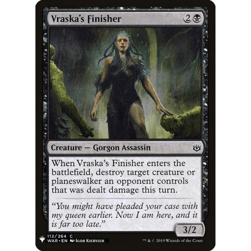 Magic Single - Vraska's Finisher (WAR)