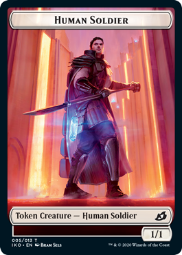 (token) Magic single - Human Soldier 2 (IKO)