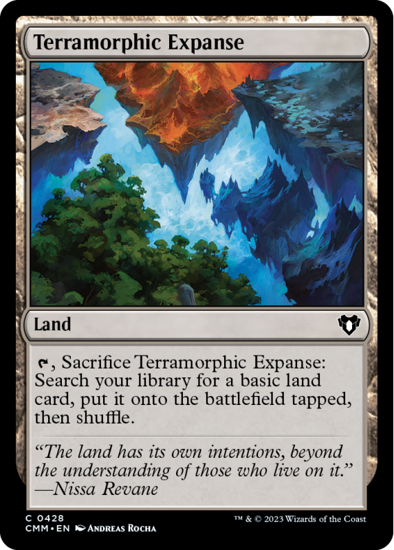 Magic Single - Terramorphic Expanse, Foil (CMM)