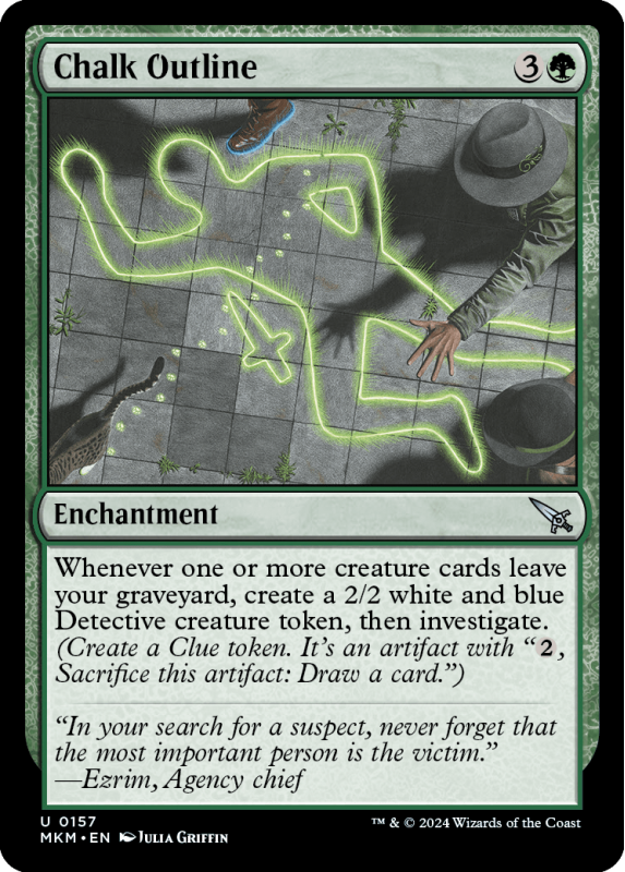 Magic Single - Chalk Outline (MKM)
