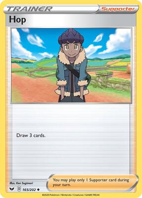 Preview image for the Hop single card for the collectable card game Pokemon.