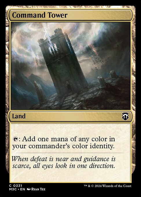 Preview image for the Command Tower single card for the collectable card game Magic: The Gathering.