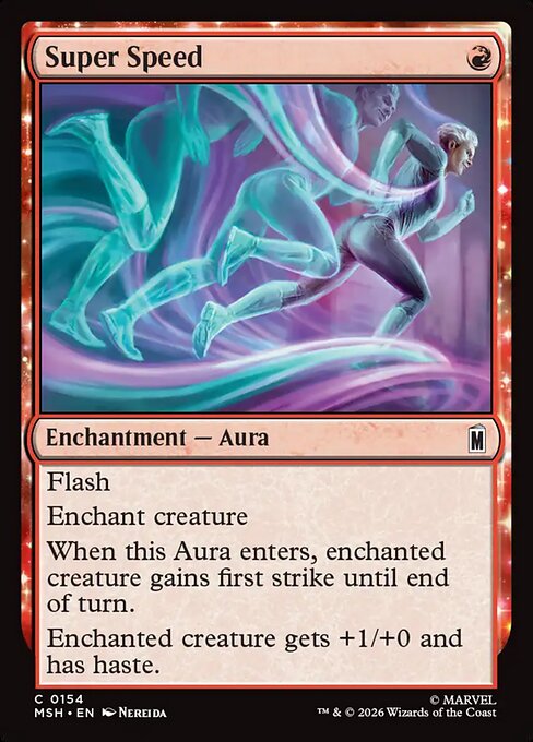Preview image for the Super Speed single card for the collectable card game Magic: The Gathering.