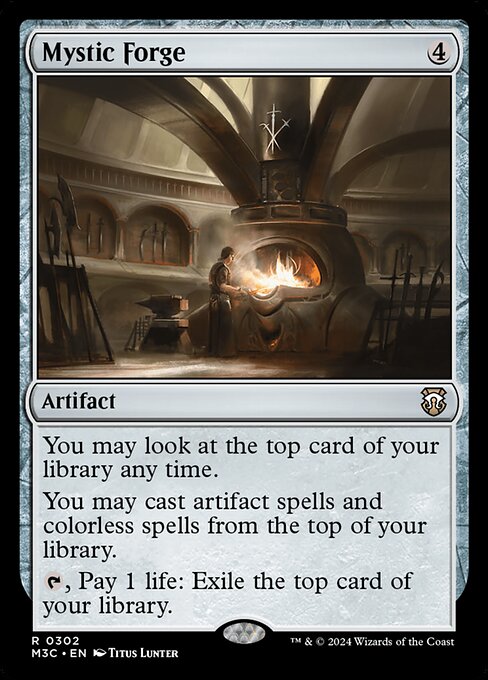 Preview image for the Mystic Forge single card for the collectable card game Magic: The Gathering.