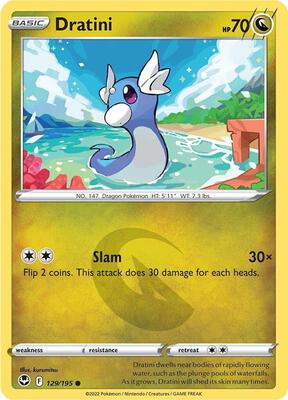 Preview image for the Dratini single card for the collectable card game Pokemon.
