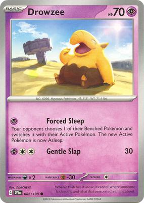 Preview image for the Drowzee - 082/198 single card for the collectable card game Pokemon.