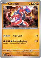 Preview image for the Koraidon - 124/198 single card for the collectable card game Pokemon.