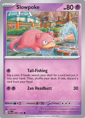 Preview image for the Slowpoke single card for the collectable card game Pokemon.