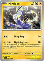 Preview image for the Miraidon - 080/198 single card for the collectable card game Pokemon.