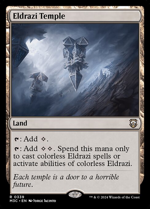 Preview image for the Eldrazi Temple single card for the collectable card game Magic: The Gathering.