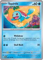 Preview image for the Squirtle - 007/165 single card for the collectable card game Pokemon.