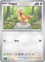 Preview image for the Pidgey single card for the collectable card game Pokemon.