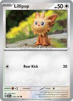 Preview image for the Lillipup single card for the collectable card game Pokemon.