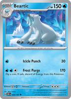 Preview image for the Beartic single card for the collectable card game Pokemon.