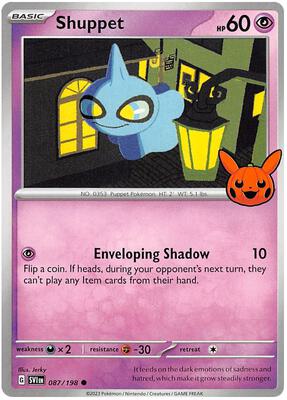 Preview image for the Shuppet single card for the collectable card game Pokemon.