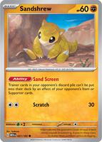 Preview image for the Sandshrew single card for the collectable card game Pokemon.