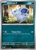 Preview image for the Nidoran F single card for the collectable card game Pokemon.
