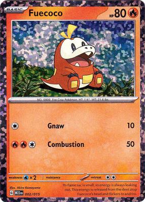 Preview image for the Fuecoco single card for the collectable card game Pokemon.