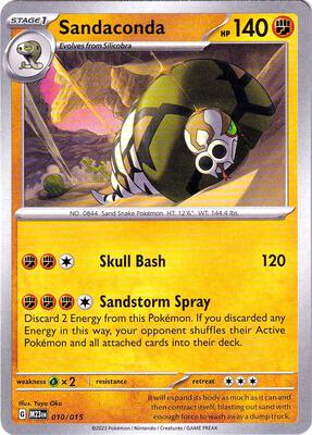 Preview image for the Sandaconda single card for the collectable card game Pokemon.