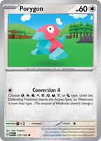 Preview image for the Porygon single card for the collectable card game Pokemon.