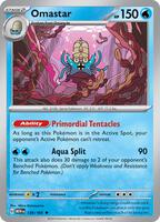 Preview image for the Omastar single card for the collectable card game Pokemon.