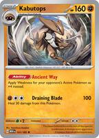 Preview image for the Kabutops single card for the collectable card game Pokemon.