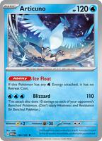 Preview image for the Articuno single card for the collectable card game Pokemon.