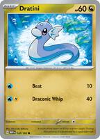 Preview image for the Dratini single card for the collectable card game Pokemon.