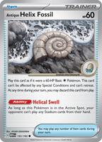 Preview image for the Antique Helix Fossil single card for the collectable card game Pokemon.