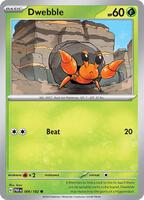 Preview image for the Dwebble single card for the collectable card game Pokemon.