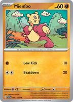 Preview image for the Mienfoo single card for the collectable card game Pokemon.