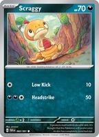 Preview image for the Scraggy single card for the collectable card game Pokemon.
