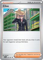 Preview image for the Clive - 078/091 single card for the collectable card game Pokemon.