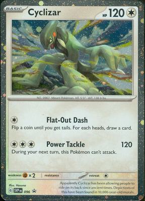 Preview image for the Cyclizar - 096 single card for the collectable card game Pokemon.