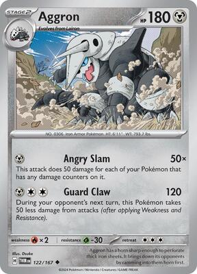 Preview image for the Aggron single card for the collectable card game Pokemon.