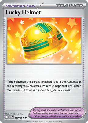 Preview image for the Lucky Helmet single card for the collectable card game Pokemon.