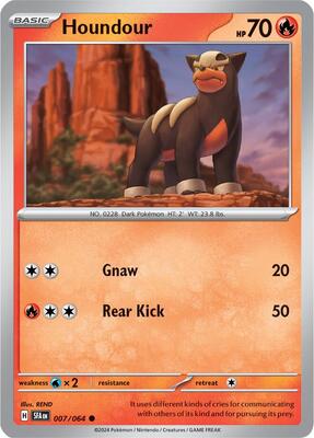 Preview image for the Houndour single card for the collectable card game Pokemon.