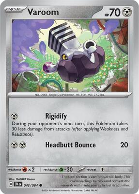 Preview image for the Varoom single card for the collectable card game Pokemon.