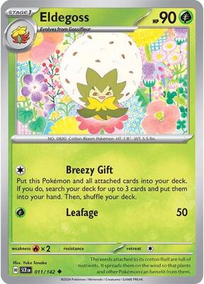 Preview image for the Eldegoss single card for the collectable card game Pokemon.