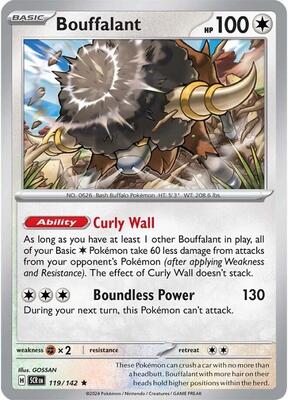 Preview image for the Bouffalant single card for the collectable card game Pokemon.