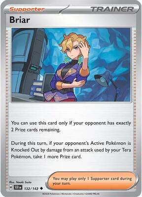 Preview image for the Briar - 132/142 single card for the collectable card game Pokemon.