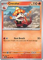 Preview image for the Crocalor single card for the collectable card game Pokemon.