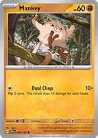 Preview image for the Mankey single card for the collectable card game Pokemon.